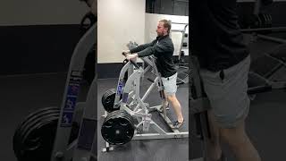 Dr Joel Crushes Hammer Strength Machine Row [upl. by Carlick710]