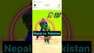 Nepal 🇳🇵vs Pakistan 🇵🇰  women Asia cup 2024  Nepal vs Pakistan live  cricket nepal [upl. by Lat]