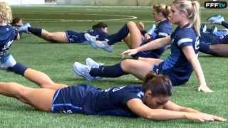 Equipe de France Féminine  quotAbdos lents abdos performants quot [upl. by Nosnibor789]