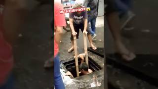 Salute 👍for public employees hard work to cleaning drainage ❤️ [upl. by Cirted2]