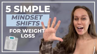 Mindset for Weight Loss  5 Simple Shifts That Will Change Everything [upl. by Abner]