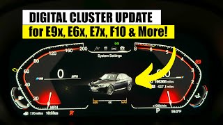 Latest Digital Cluster Car Image UPDATE for e9x e6x e7x F10 and More [upl. by Kironde793]