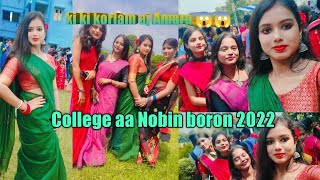 College ar nobin boron ll ki ki korlam aj Amara😱😱ll khub moja holo aj 🥰 ll college nobin boron 2022 [upl. by Ellenehc]