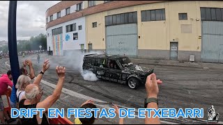 VOY AL ESPECTACULO DE DRIFT DE FIESTAS DE ETXEBARRI [upl. by Bilek]