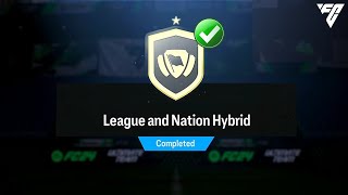 League and Nation Hybrid SBC Cheapest Solution  EAFC 24 [upl. by Branden]