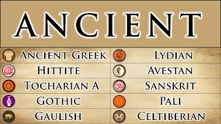 ANCIENTOLD LANGUAGES PART 2 [upl. by Cini339]