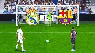 FIFA 23  REAL MADRID VS BARCELONA I PENALTY SHOOTOUT I EL CLASICO 2024 I [upl. by Rowell]