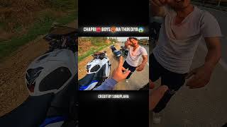 CHAPRI🥵 RIDER 😡NA THUK DIYA😱😲 PAR 😤😤shortsfeed zx10r motovlog [upl. by Parke]