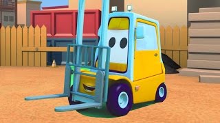 Francis the Forklift and his friends in Car City  Tom the Tow Truck amp Carl the Super Truck [upl. by Anaujd]