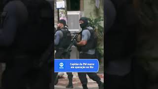 Capitão da PM morre durante confronto com criminosos no Rio  SBT Brasil 030724 [upl. by Ashjian948]