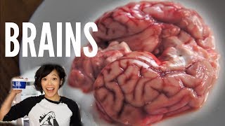 BRAINS TASTE TEST Brains amp Eggs Recipe  Day 5 GUTMAS 2017 [upl. by Cirilo]