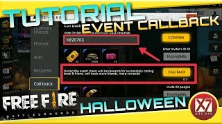 TUTORIAL EVENT CALLBACK  FREE FIRE [upl. by Vedetta56]