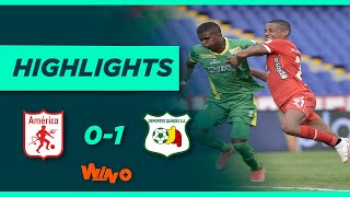 Quindío vs América Goles y Highlights Liga BetPlay Dimayor 2021II  Fecha 8 [upl. by Nnaeiluj]