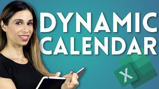 Create Easy Yearly Calendar in Excel and Sheets with a SINGLE Formula [upl. by Alva]