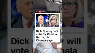 Liz Cheney amp Dick Cheney say they are voting for Kamala Harris politics news [upl. by Martita]