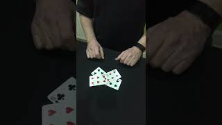 Cool incredible card magic trick with four cards and a rivet Unbelievable magic trick impossible [upl. by Sandra450]