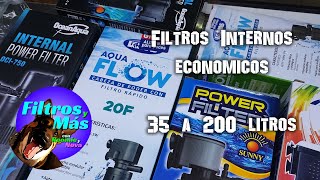 Filtros internos economicos para peceras de 35 hasta 200 litros [upl. by Luahs]