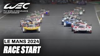 Race Start And First Lap I 2024 24 Hours of Le Mans I FIA WEC [upl. by Colleen]