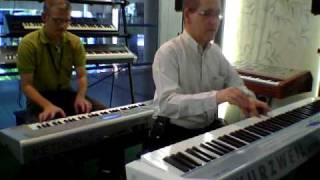 Kurzweil SP3X montuno merengue [upl. by Southard]