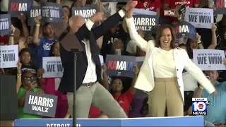 New poll shows Harris ahead in MiamiDade [upl. by Allwein]