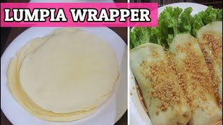 HOMEMADE LUMPIANG SARIWA WRAPPER  FRESH LUMPIA  HUNGRY MOM COOKING [upl. by Taima716]