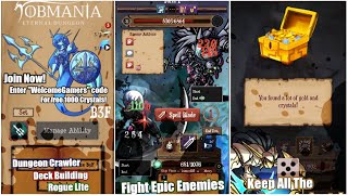 『Jobmania  Eternal Dungeon』キャラと職業を組み合わせてダンジョンに挑むデッキビルド・ローグライトRPG  特選おすすめゲーム Android [upl. by Surtimed]