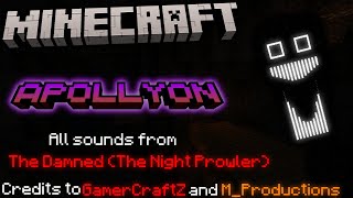 Minecraft The Damned  Sound effects [upl. by Artep]