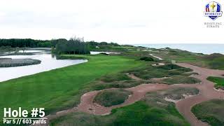 No 5 at Whistling Straits Straits Course for the Ryder Cup [upl. by Nylanaj]