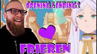 NEW Frieren Beyond Journeys End Opening and Ending Reaction [upl. by Kuo]