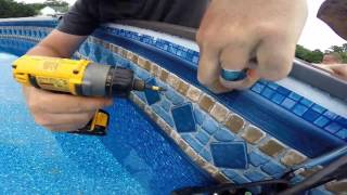 How to assemble and install a pool skimmer [upl. by Nomyar]