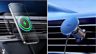 Baseus Magnetic Car Wireless Charger Phone Holder 15W [upl. by Spiegelman]