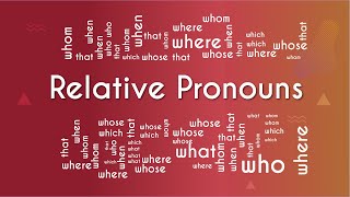 Relative Pronouns  Brasil Escola [upl. by Lewie]