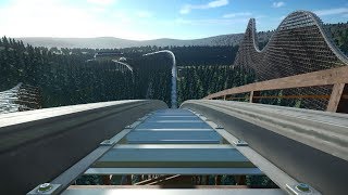 Planet Coaster The Earthquake Roller Coaster [upl. by Seto]