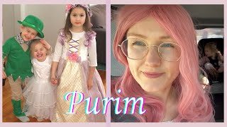 Purim 2022 Vlog  What We Did This Year to Celebrate  Megillah Reading Mishloach Manot Feasting [upl. by Stephani]