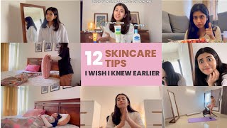 12 Skincare Tips i wish i knew earlier for a “PERFECT SKIN” glowup skin [upl. by Anauqahc]