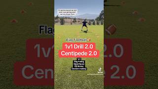 Perfect 1v1 Drill for Flag Football Practice [upl. by Ingar707]