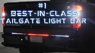 Putco Freedom Blade Tailgate Light Bar Functions silverado sierra tundra ram truckaccessories [upl. by Nuli]