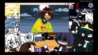 Sans AUs React To Frisk Chara And Kris Memes  Turkish 🇹🇷  English 🇺🇸 Undertale [upl. by Davin298]