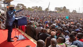 IM UNBWOGABLE ATA NIKENDA AU SITAWACVHA SIASAquotBRAVE RAILA ODINGA ROARS IN SIAYA [upl. by Aserehtairam]