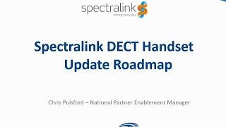 Spectralink DECT Handsets The New Generation [upl. by Ecnarepmet]