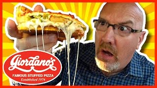 Giordanos ★ Deep Dish Pizza Review  The Classic Chicago [upl. by Wachter]