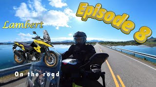 Solo motorcycle trip to the Nord Cape  Episode 8  From the Lofoten to Finnsnes  Part 1 [upl. by Bartosch107]