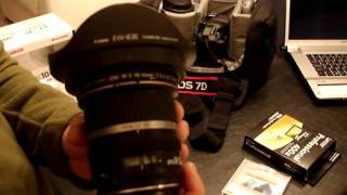 Unboxin Canon EFS 1022mm f3545 USM Ultrasonic [upl. by Ecyla]