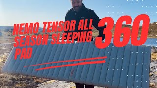 Nemo Tensor All Season Sleeping pad 360 degree and a closer look at the features and details [upl. by Nyrahtak]