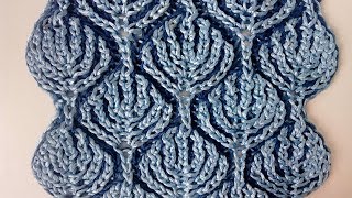 Brioche knitting Frozen forest knitting patterns [upl. by Daj]