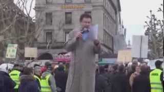 Demo in Stuttgart gegen den Bildungsplan am 01032014 [upl. by Aitsirk794]