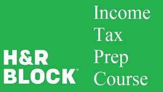 Update on HampR Block Income Tax Preparation Course [upl. by Etnaik]