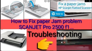 Hi frnds today i will show you How to fix HP Scan Jet 2500f1 not feed paper on ADF hp scanjetpro [upl. by Inasah]