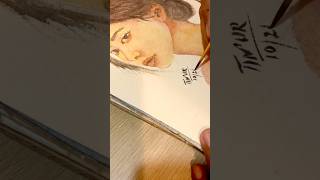 Watercolour Diary 12 dailyvlog portraitart howto [upl. by Binnie964]