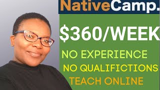 Teach English Online With Native Camp No Experience [upl. by Balfore946]